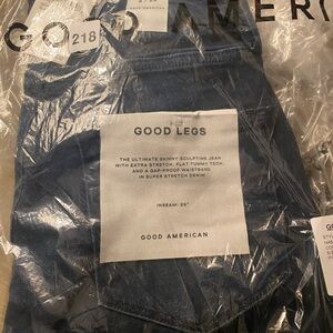 Good American- Dark Wash “Good Legs” Jeans, Women’s Sz 8/29